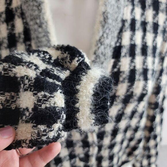 CANVASBACKS Checkered Wool Cardigan - Picture 4 of 8